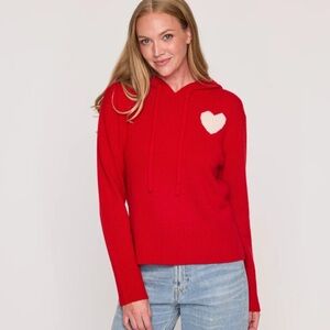 NWOT The Cashmere Project Heart pullover Hoodie